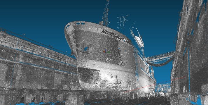 3D scan schip Noordhoek Pathfinder