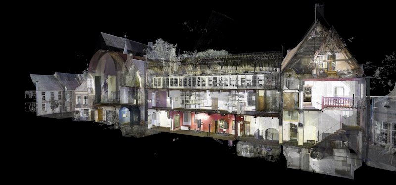 Museum Prinsenhof Delft 3D ingescand als basis voor verbouwingsplannen