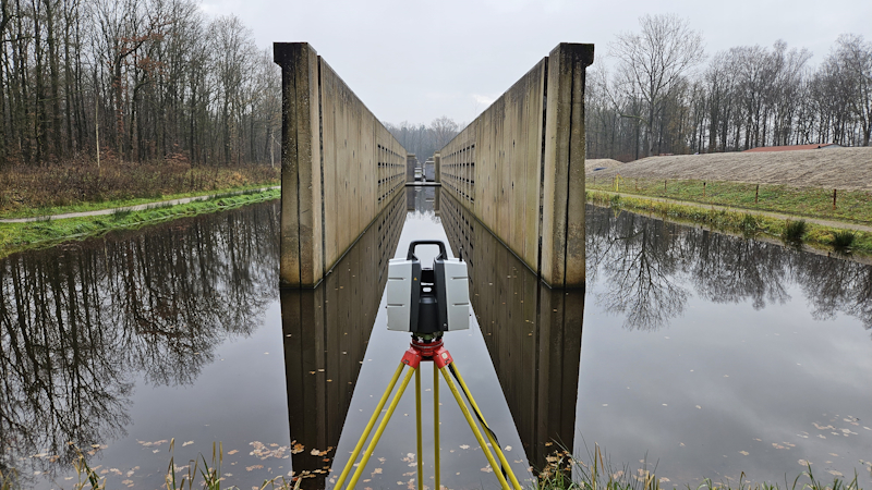 Meer dan 180.000m² gescand voor documentatie Land Art Flevoland